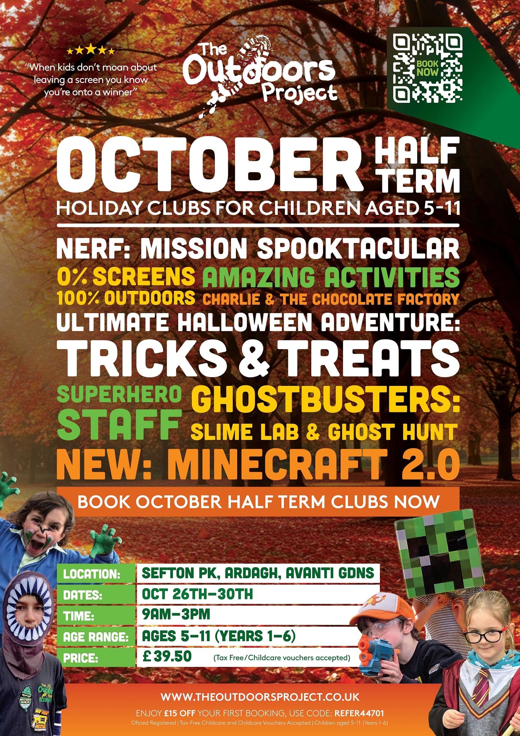 The Outdoors Project Bristol October Half Term